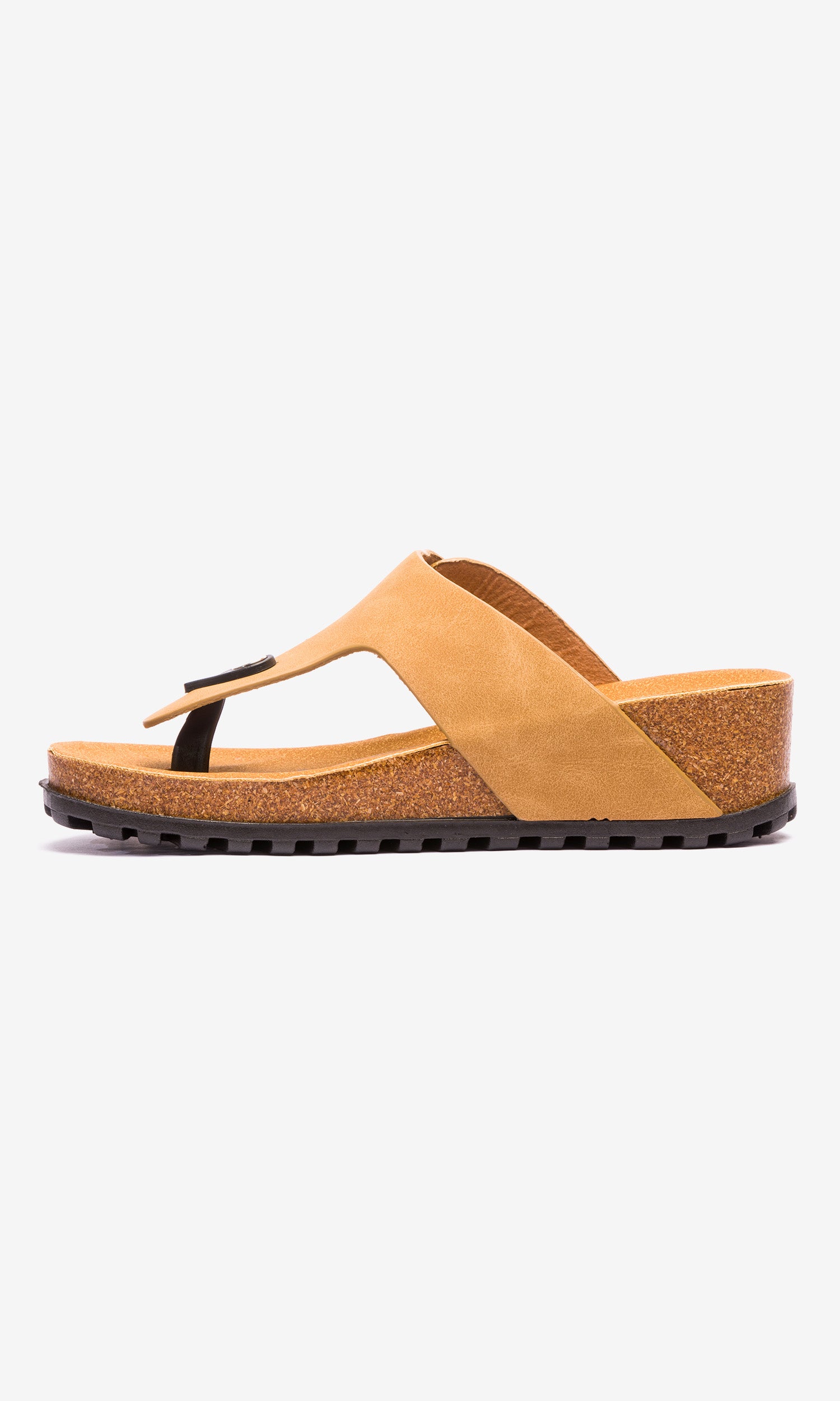 Sandalia Mujer Beige Razo Chancleta Chancleta